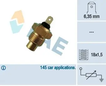 Sensor, Kühlmitteltemperatur FAE 31020 Bild Sensor, Kühlmitteltemperatur FAE 31020