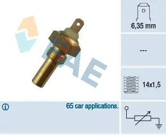 Sensor, Kühlmitteltemperatur FAE 31290