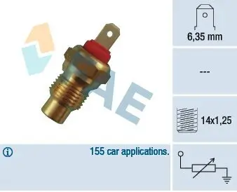 Sensor, Kühlmitteltemperatur FAE 31370