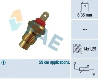 Sensor, Kühlmitteltemperatur FAE 31590