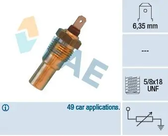 Sensor, Kühlmitteltemperatur FAE 31690