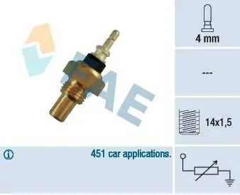 Sensor, Kühlmitteltemperatur FAE 32220