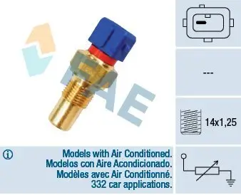 Sensor, Kühlmitteltemperatur FAE 32290