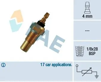 Sensor, Kühlmitteltemperatur FAE 32310
