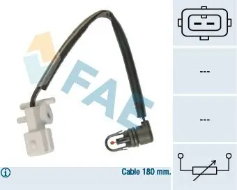 Sensor, Außentemperatur 12 V FAE 33185