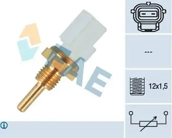 Sensor, Kühlmitteltemperatur FAE 33255 Bild Sensor, Kühlmitteltemperatur FAE 33255