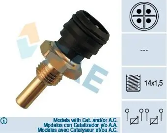Sensor, Kühlmitteltemperatur FAE 33290