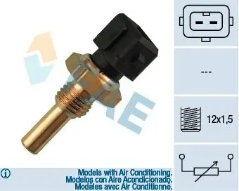 Sensor, Kühlmitteltemperatur FAE 33300