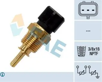 Sensor, Kühlmitteltemperatur FAE 33355 Bild Sensor, Kühlmitteltemperatur FAE 33355