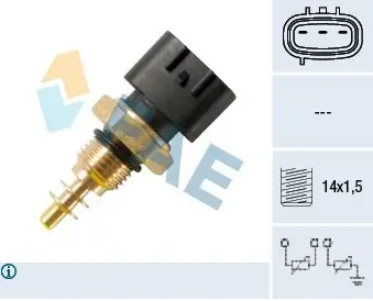 Sensor, Kühlmitteltemperatur FAE 33476 Bild Sensor, Kühlmitteltemperatur FAE 33476