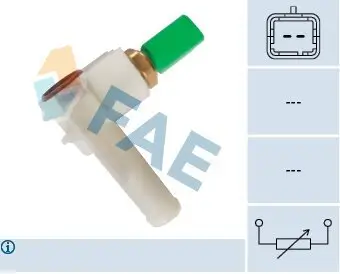 Sensor, Kühlmitteltemperatur FAE 33701 Bild Sensor, Kühlmitteltemperatur FAE 33701