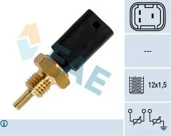 Sensor, Kühlmitteltemperatur FAE 33724 Bild Sensor, Kühlmitteltemperatur FAE 33724