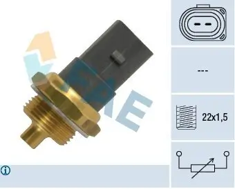 Sensor, Kühlmitteltemperatur FAE 33786 Bild Sensor, Kühlmitteltemperatur FAE 33786