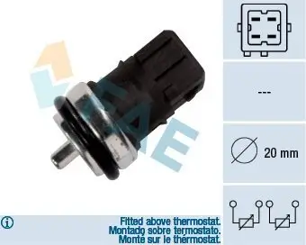 Sensor, Kühlmitteltemperatur FAE 33810