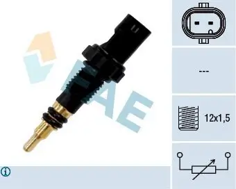 Sensor, Kühlmitteltemperatur FAE 33890 Bild Sensor, Kühlmitteltemperatur FAE 33890