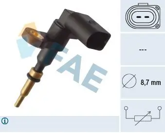Sensor, Kühlmitteltemperatur FAE 33895