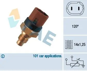 Sensor, Kühlmitteltemperatur FAE 34100