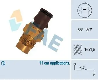 Temperaturschalter, Kühlerlüfter FAE 36160