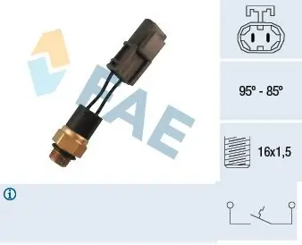 Temperaturschalter, Kühlerlüfter FAE 37550