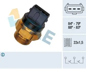 Temperaturschalter, Kühlerlüfter FAE 37940