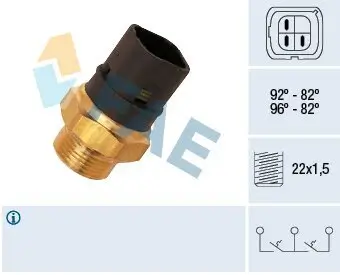 Temperaturschalter, Kühlerlüfter FAE 37980