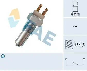 Schalter, Rückfahrleuchte FAE 40260