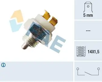 Schalter, Rückfahrleuchte FAE 40270