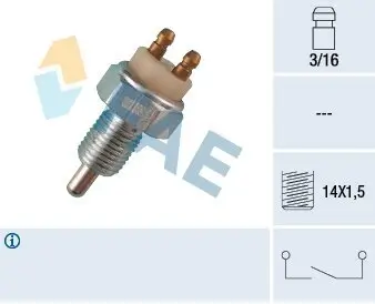 Schalter, Rückfahrleuchte FAE 40290