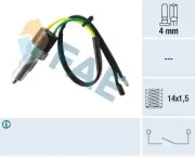 Schalter, Rückfahrleuchte FAE 40580