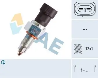 Schalter, Rückfahrleuchte FAE 41225