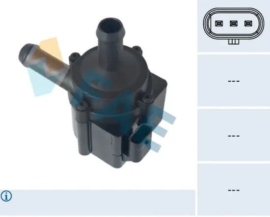 Zusatzwasserpumpe (Kühlwasserkreislauf) 12 V FAE 50033 Bild Zusatzwasserpumpe (Kühlwasserkreislauf) 12 V FAE 50033