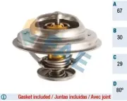 Thermostat, Kühlmittel FAE 5301680