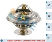 Thermostat, Kühlmittel FAE 5305987