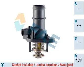 Thermostat, Kühlmittel FAE 5348101 Bild Thermostat, Kühlmittel FAE 5348101