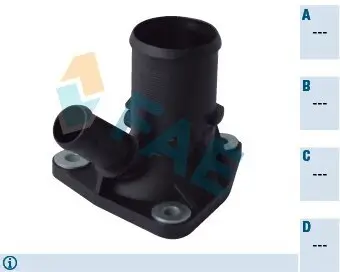 Kühlmittelflansch FAE 54309 Bild Kühlmittelflansch FAE 54309