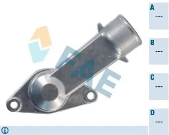 Kühlmittelflansch FAE 54326 Bild Kühlmittelflansch FAE 54326