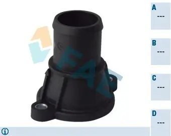 Kühlmittelflansch FAE 54328 Bild Kühlmittelflansch FAE 54328