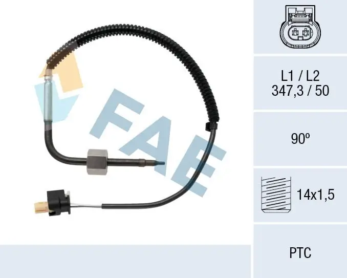 Sensor, Abgastemperatur FAE 68029