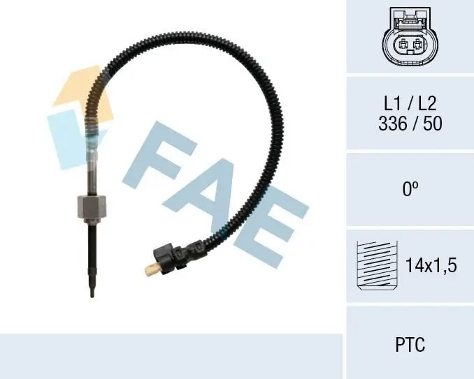Sensor, Abgastemperatur FAE 68034