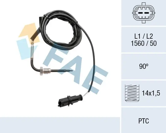 Sensor, Abgastemperatur FAE 68038