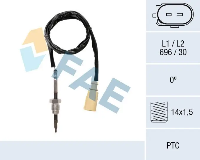 Sensor, Abgastemperatur FAE 68059