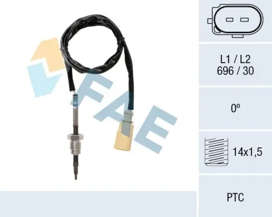 Sensor, Abgastemperatur nach Rußpartikelfilter FAE 68059 Bild Sensor, Abgastemperatur nach Rußpartikelfilter FAE 68059