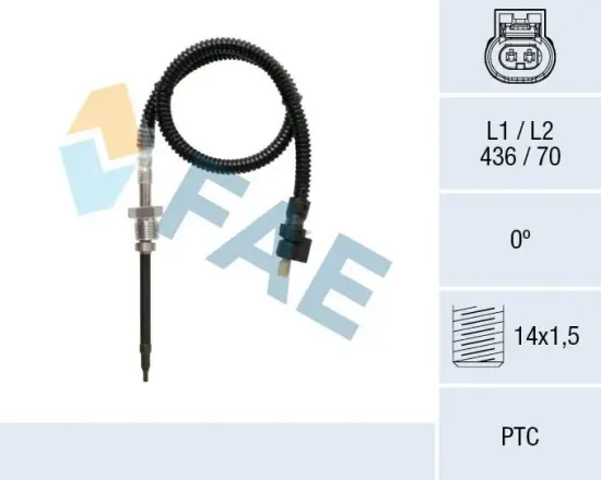 Sensor, Abgastemperatur FAE 68060 Bild Sensor, Abgastemperatur FAE 68060