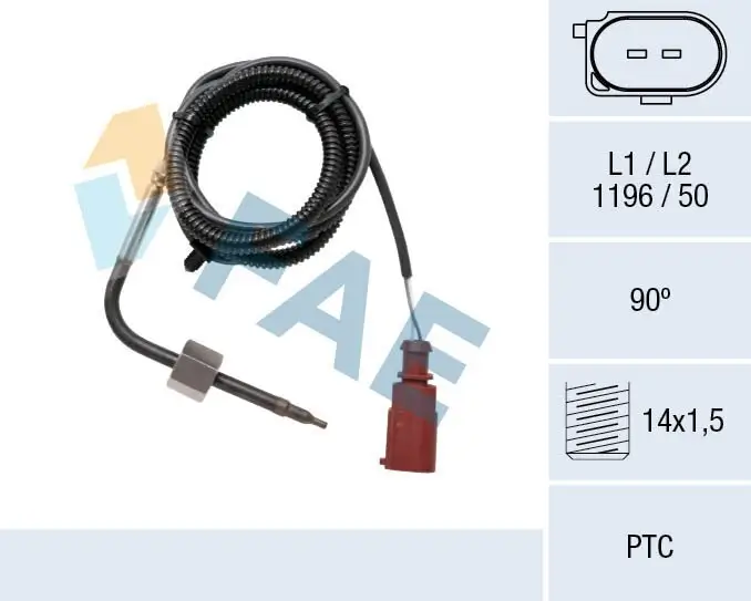 Sensor, Abgastemperatur FAE 68062