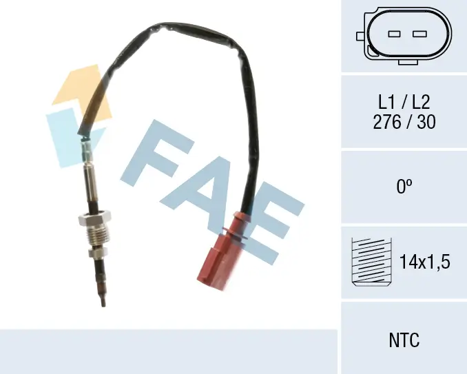 Sensor, Abgastemperatur FAE 68148