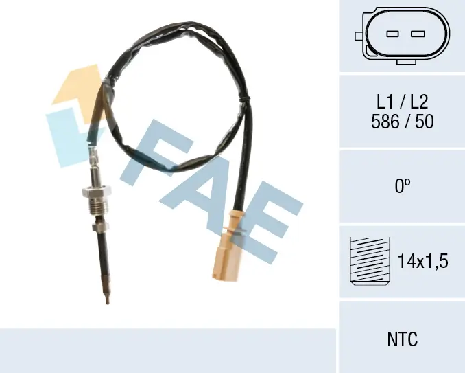 Sensor, Abgastemperatur FAE 68149