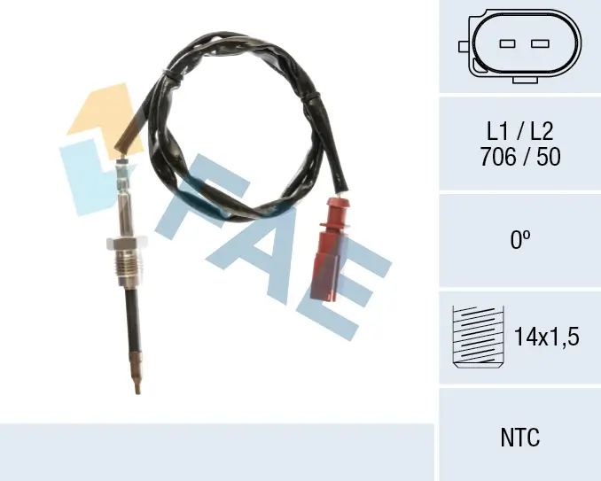 Sensor, Abgastemperatur FAE 68150