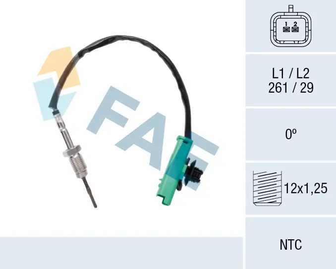 Sensor, Abgastemperatur FAE 68647