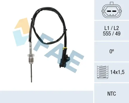 Sensor, Abgastemperatur FAE 68648 Bild Sensor, Abgastemperatur FAE 68648
