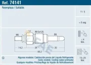 Glühkerze 11 V FAE 74141